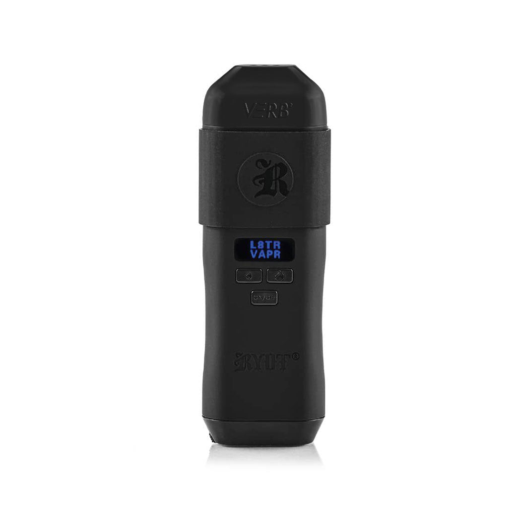 Modern dry herb vaporizers on slate