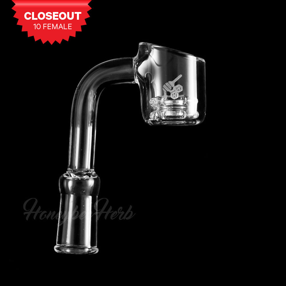 Honeycomb Knot 90° Quartz Banger | 20mm Durable Flat Top