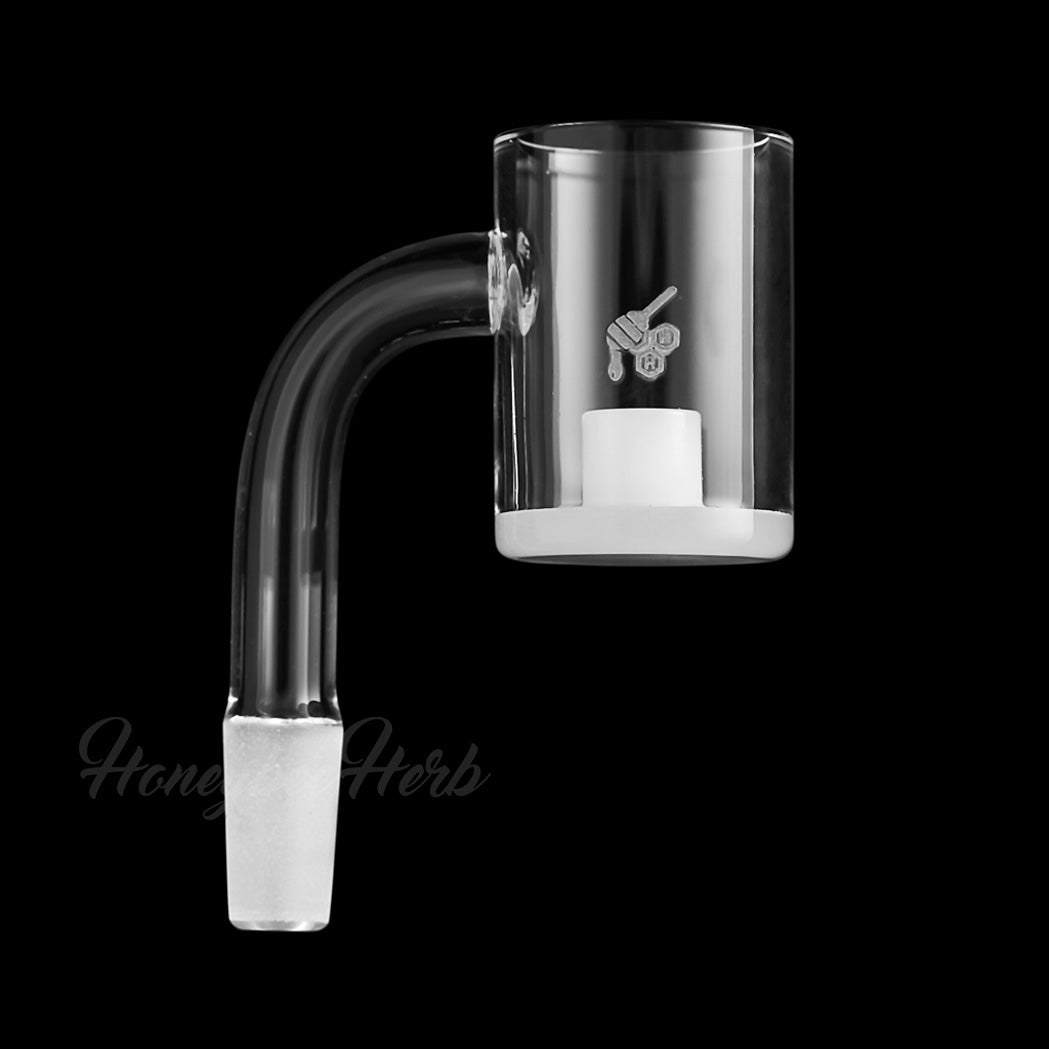 Honey & Milk Core Reactor 25mm Quartz Banger - 90° | Honeybee