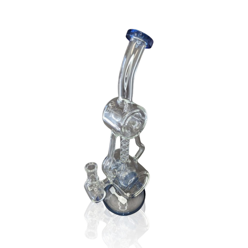 14-inch 3-channel recycler dab rig in BuzzDeal bundle – Online Smoke and Vape
