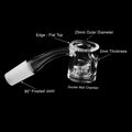 45° Double Wall Quartz Banger 25mm - Honey Chamber | YL
