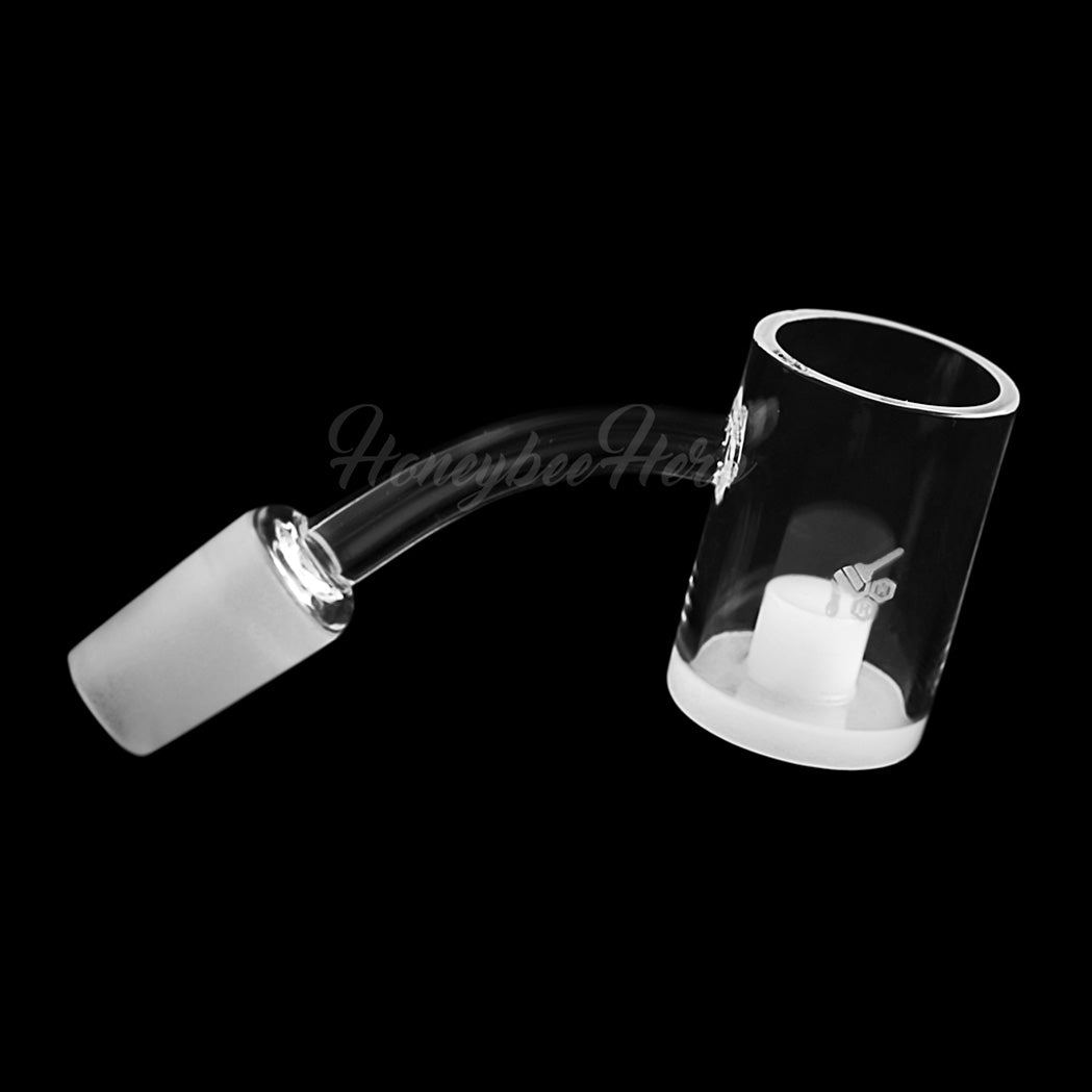 Core Reactor 45° Quartz Banger 25mm - Honey & Milk | Honeybee
