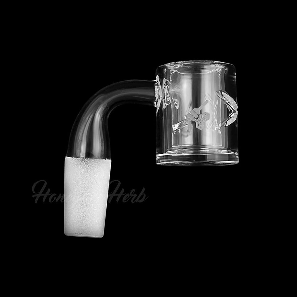 25mm Double Wall Quartz Banger 90° | Honeybee Herb