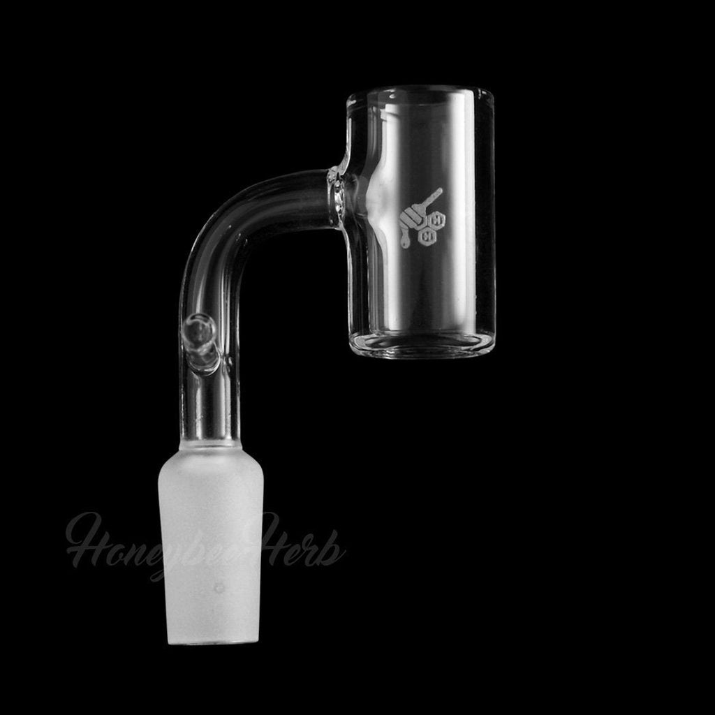 20mm Enail Banger 90° - Flat Top Quartz Bucket | Honeybee Herb