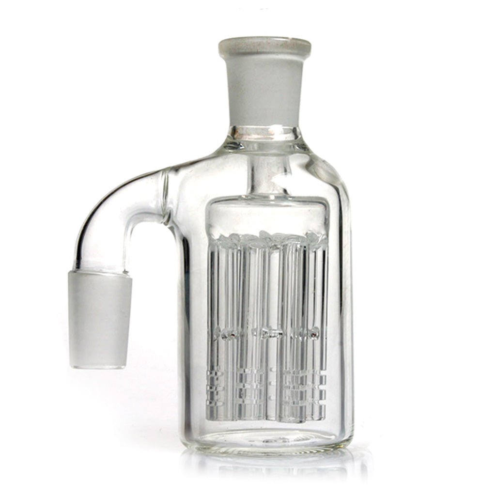 14mm 90° 8-arm tree perc clear glass ash catcher – Online Smoke and Vape