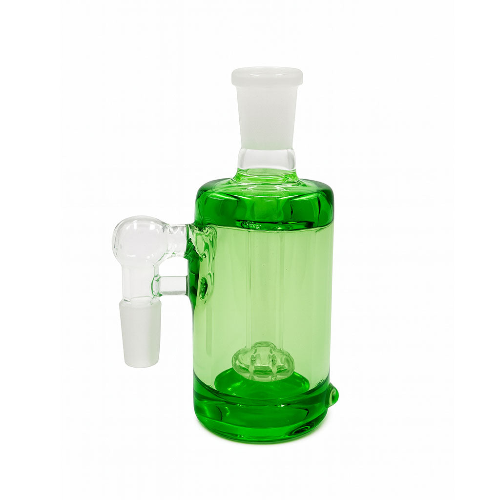 Green opaque glass showerhead perc ash catcher, 14mm 90° – Online Smoke and Vape