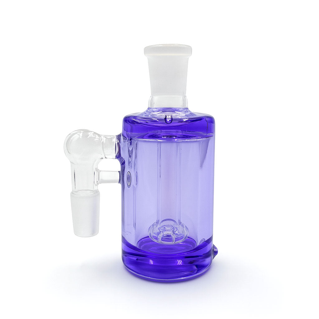 Purple opaque glass showerhead perc ash catcher, 14mm 90° – Online Smoke and Vape
