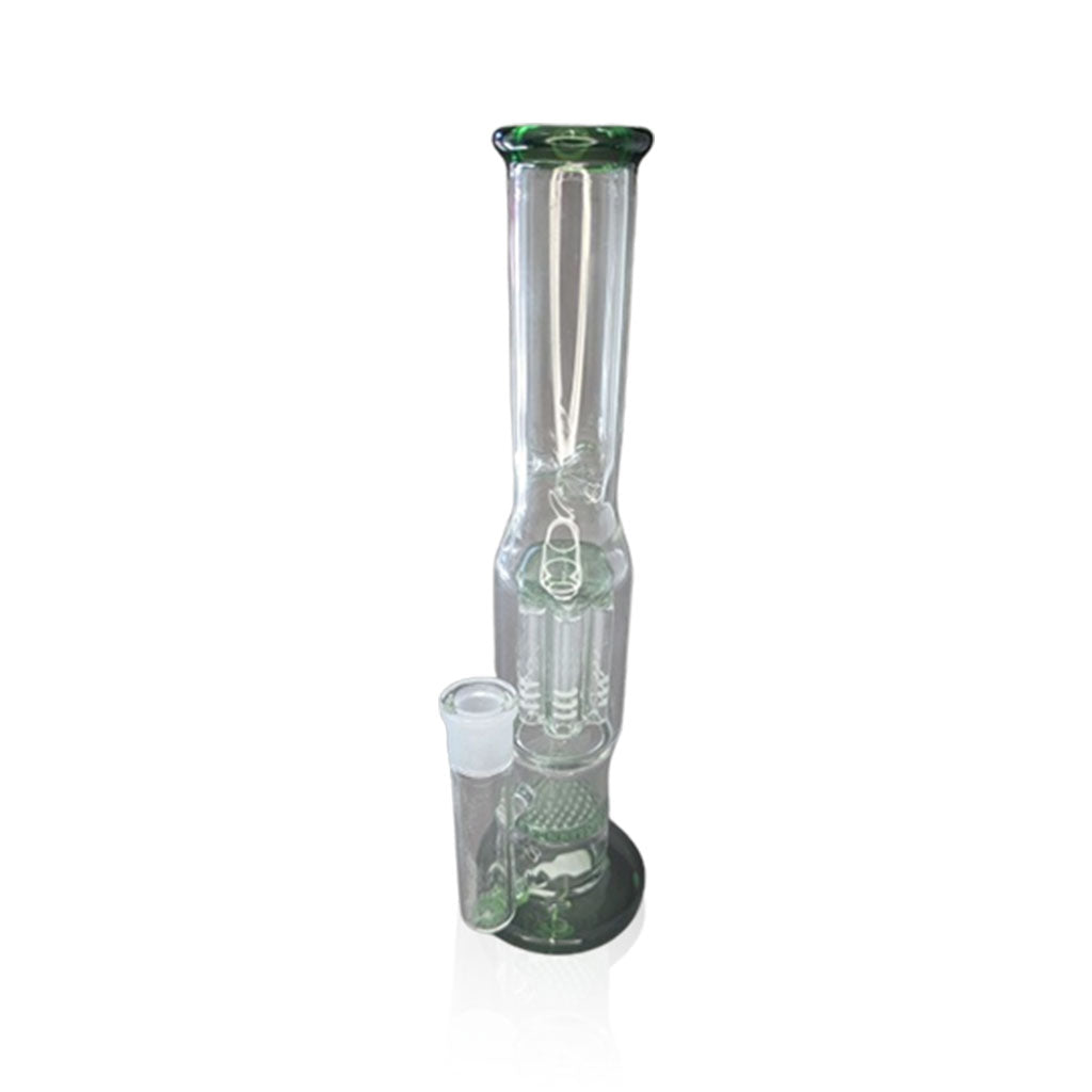 Green and clear showerhead dab rig in BuzzDeal bundle – Online Smoke and Vape
