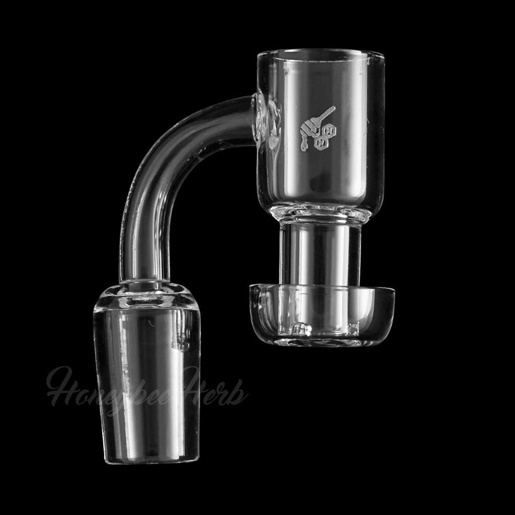 Honeysuckle Terp Slurper Banger 90° - 20mm Quartz | Honeybee