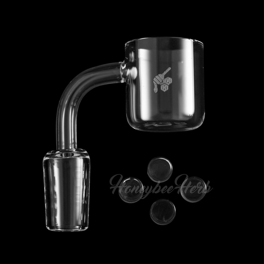 Quad Core Reactor Banger 90° - 35mm Flat Top | Honeybee Herb