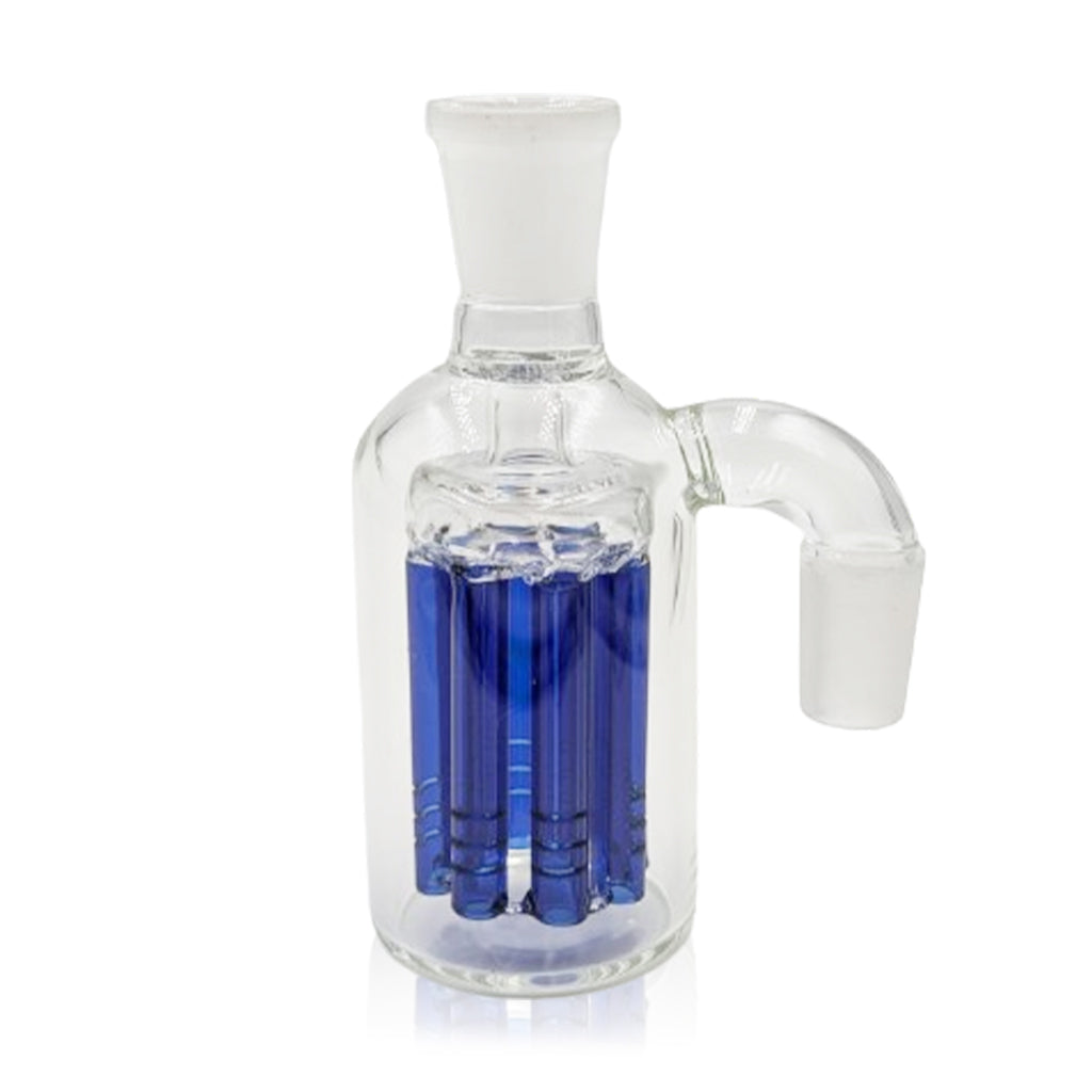 18mm 90° 8-arm tree perc blue glass ash catcher – Online Smoke and Vape