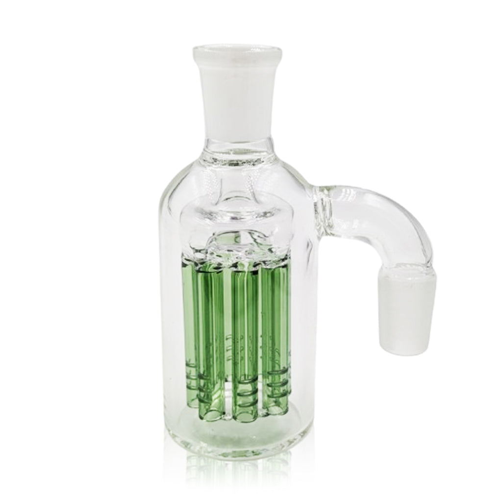 18mm 90° 8-arm tree perc green glass ash catcher – Online Smoke and Vape