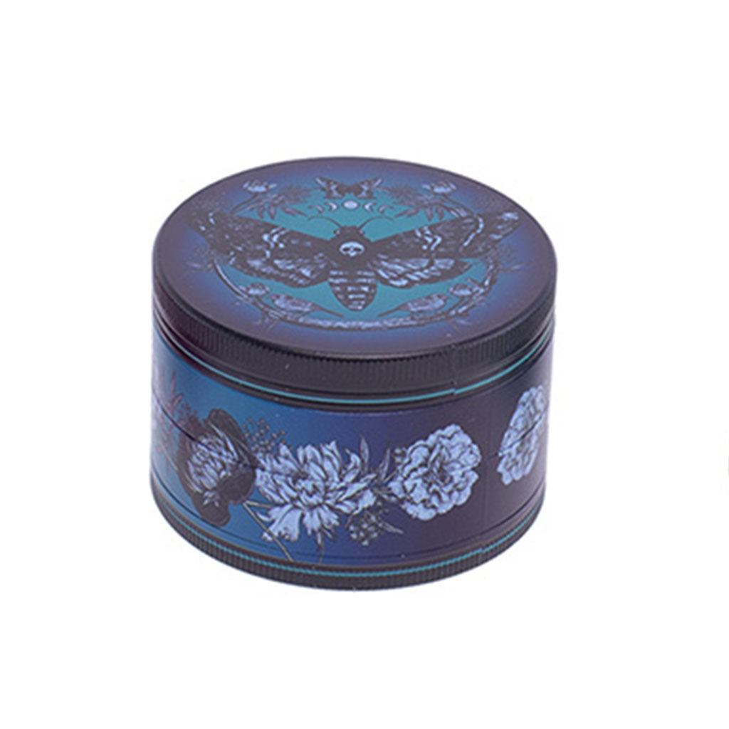 Black Moth 2.5-inch 4-piece herb grinder by Wacky Grinderz – Online Smoke and Vape