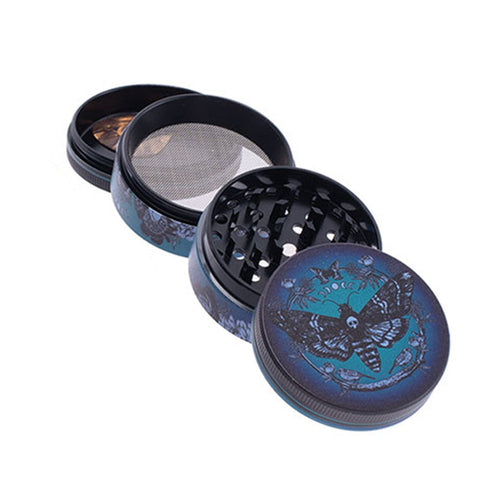 Black Moth 2-inch herb grinder with kief catcher – Online Smoke and Vape