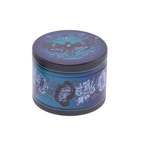 Black Moth 2-inch 4-piece herb grinder by Wacky Grinderz – Online Smoke and Vape