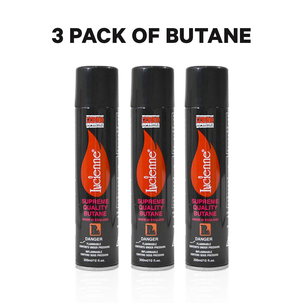 3-pack of refined butane fuel cans for torches – Online Smoke and Vape