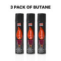 3-pack of refined butane fuel cans for torches – Online Smoke and Vape