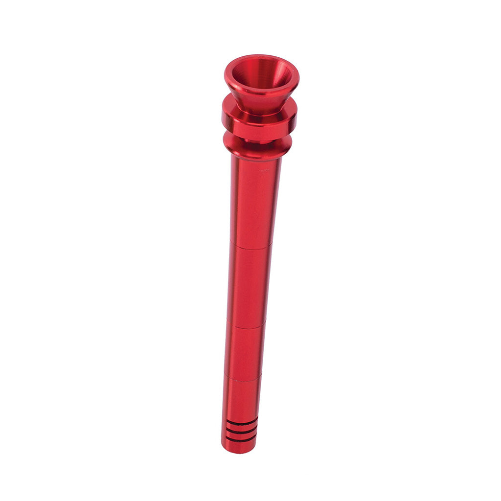 Red aluminum downstem and bowl, 5.5 inch – Online Smoke and Vape