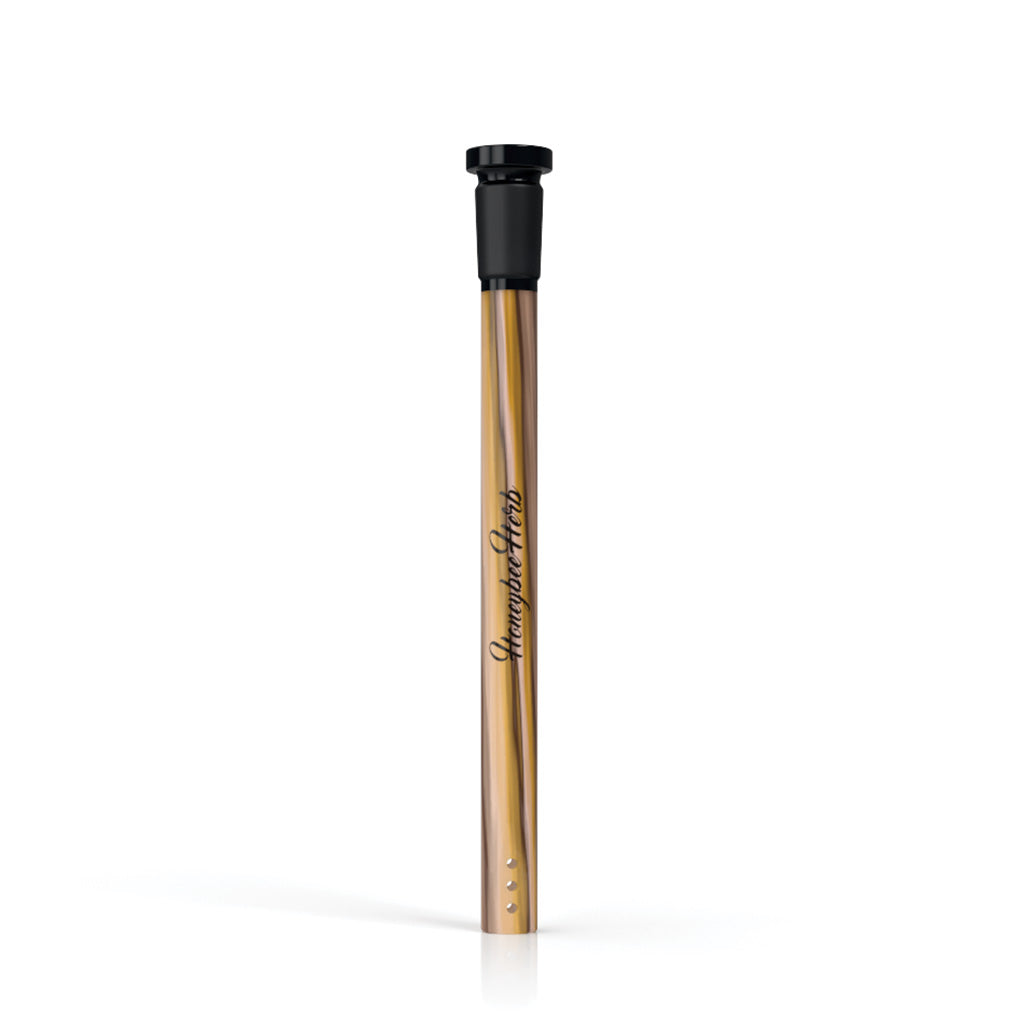 Yellow-brown Candy Stripped glass downstem, 5.5 inch – Online Smoke and Vape