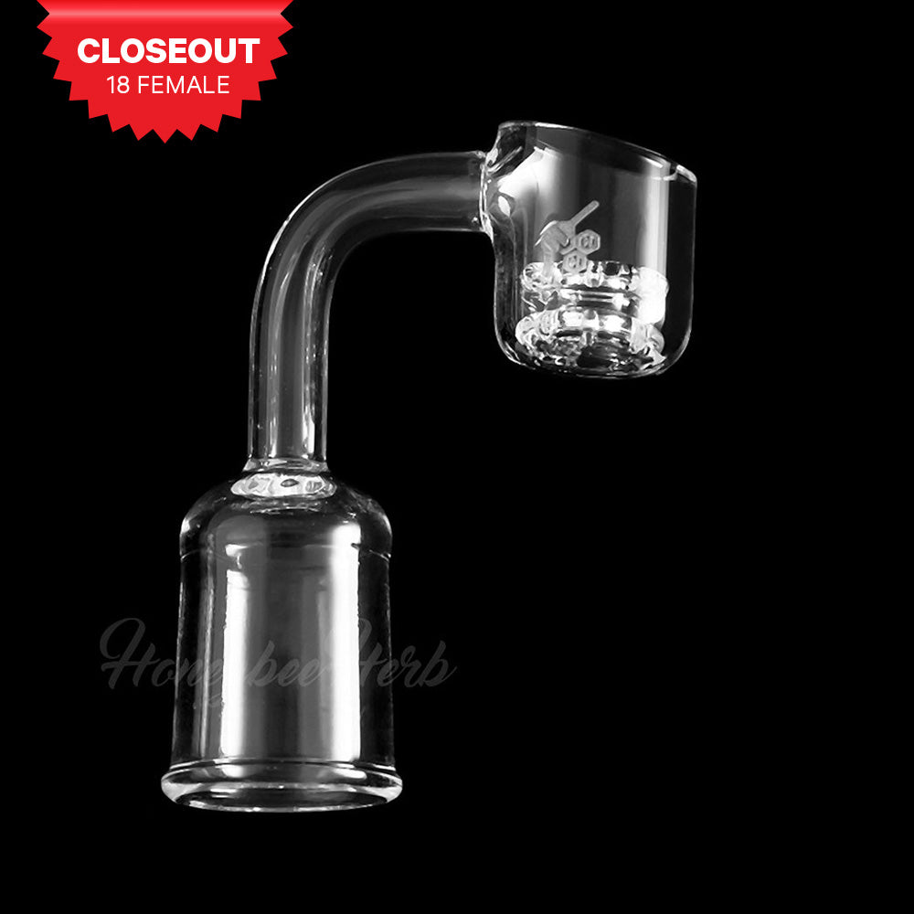 Honeycomb Knot 90° Quartz Banger | 20mm Durable Flat Top
