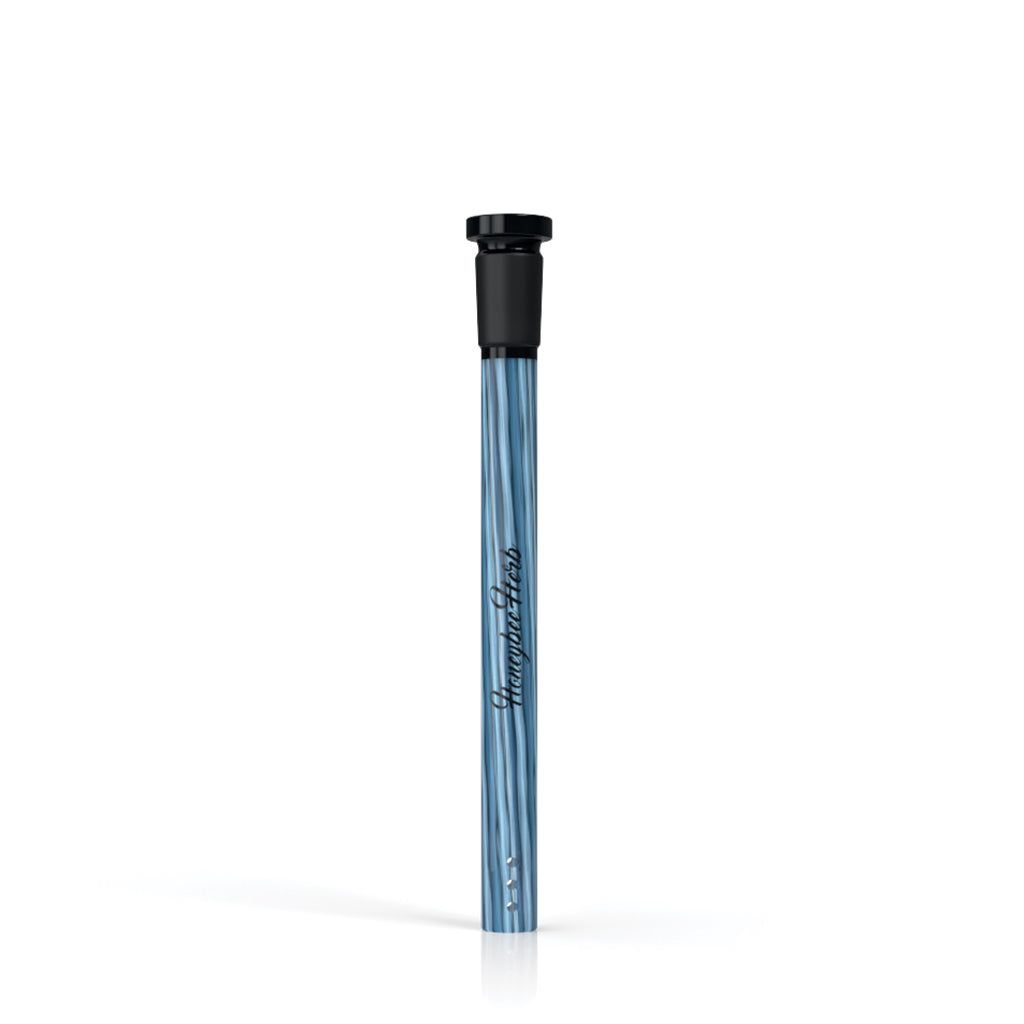 Blue Candy Stripped glass downstem, 5 inch – Online Smoke and Vape