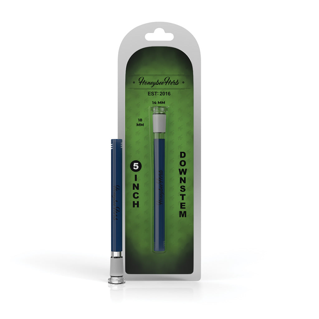 Blue Color Pop glass downstem, 5 inch detail – Online Smoke and Vape
