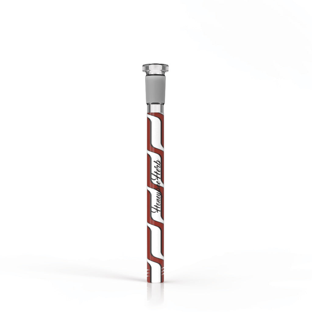Orange-white Chromatic Stripe glass downstem, 5 inch – Online Smoke and Vape