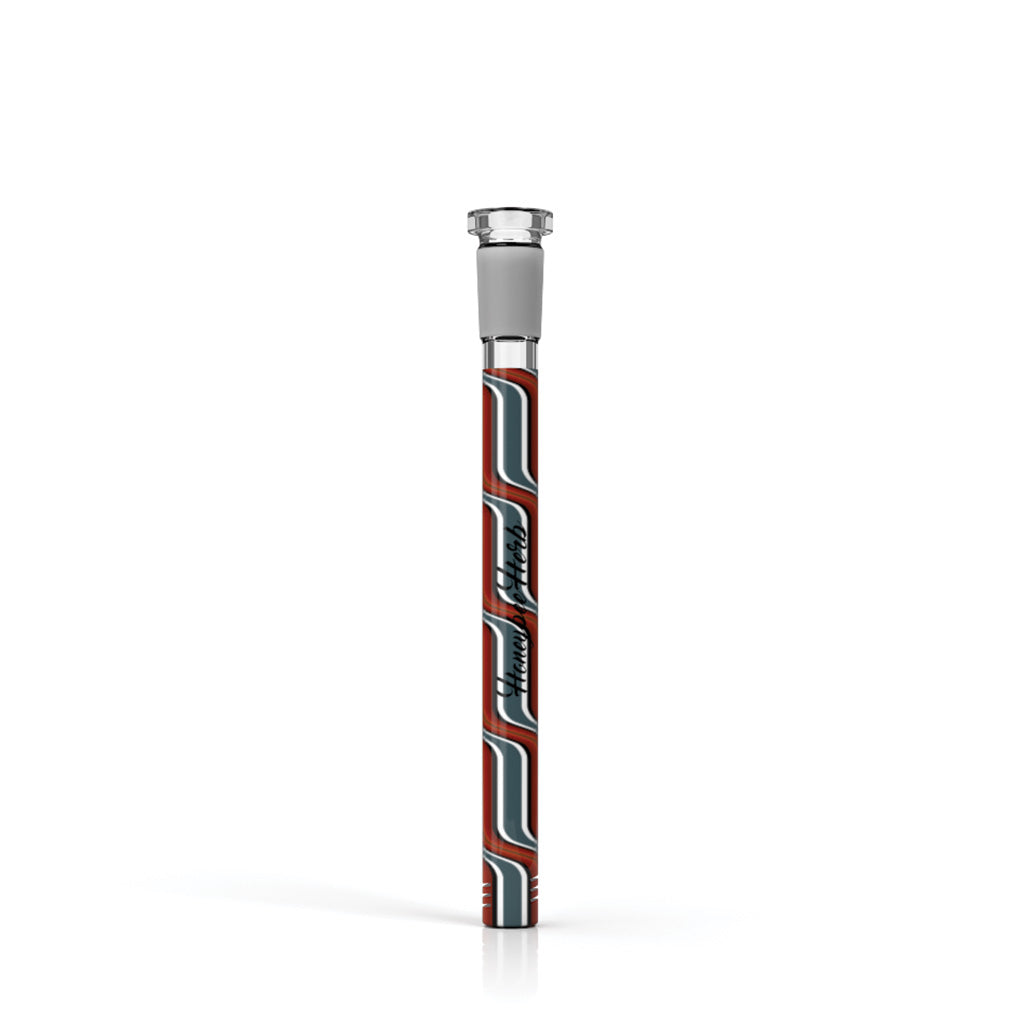 Teal Chromatic Stripe glass downstem, 5 inch – Online Smoke and Vape