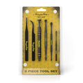 Honeybee Herb 6-piece stainless steel dab tool set: dabbers, tweezers, dab claw – Online Smoke and Vape