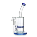Blue 8.5-inch honeycomb perc dab rig, 14mm female – Online Smoke and Vape
