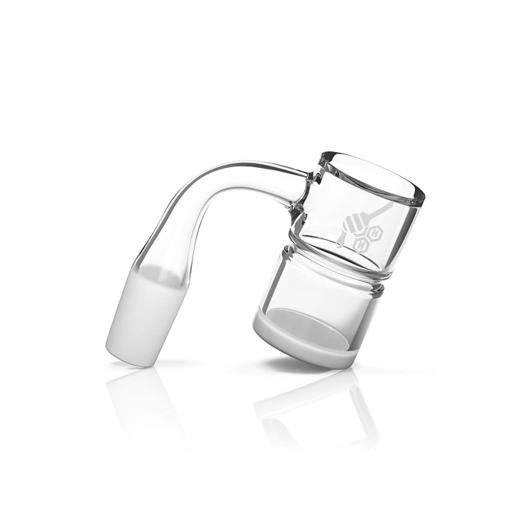 25mm Honey & Milk Splash Guard Banger 90° | Honeybee Herb