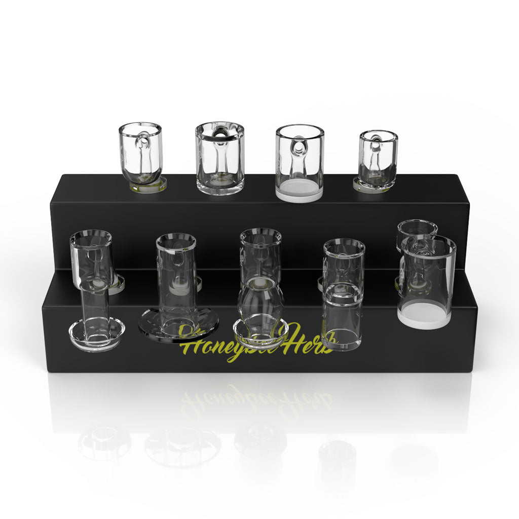 Honeybee Herb 9-piece quartz banger bundle with wooden stand – Online Smoke and Vape
