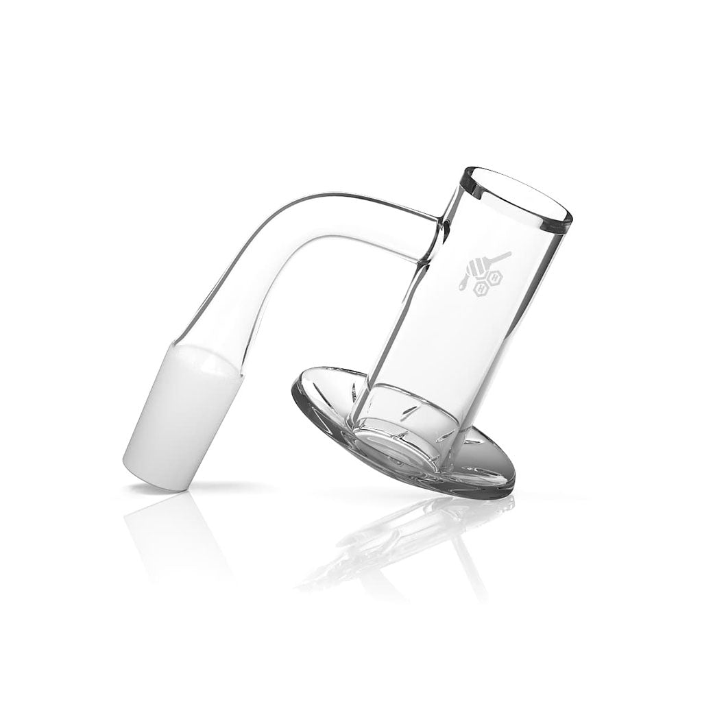 Beehive 90° yellow-line quartz banger by Honeybee Herb – Online Smoke and Vape