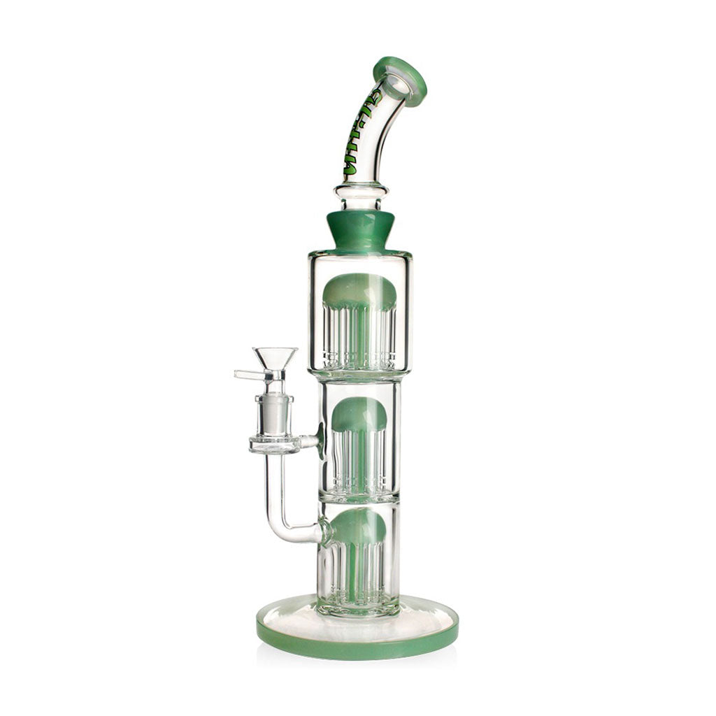 Hittn Triple Tree Perc Bent Neck Dab Rig