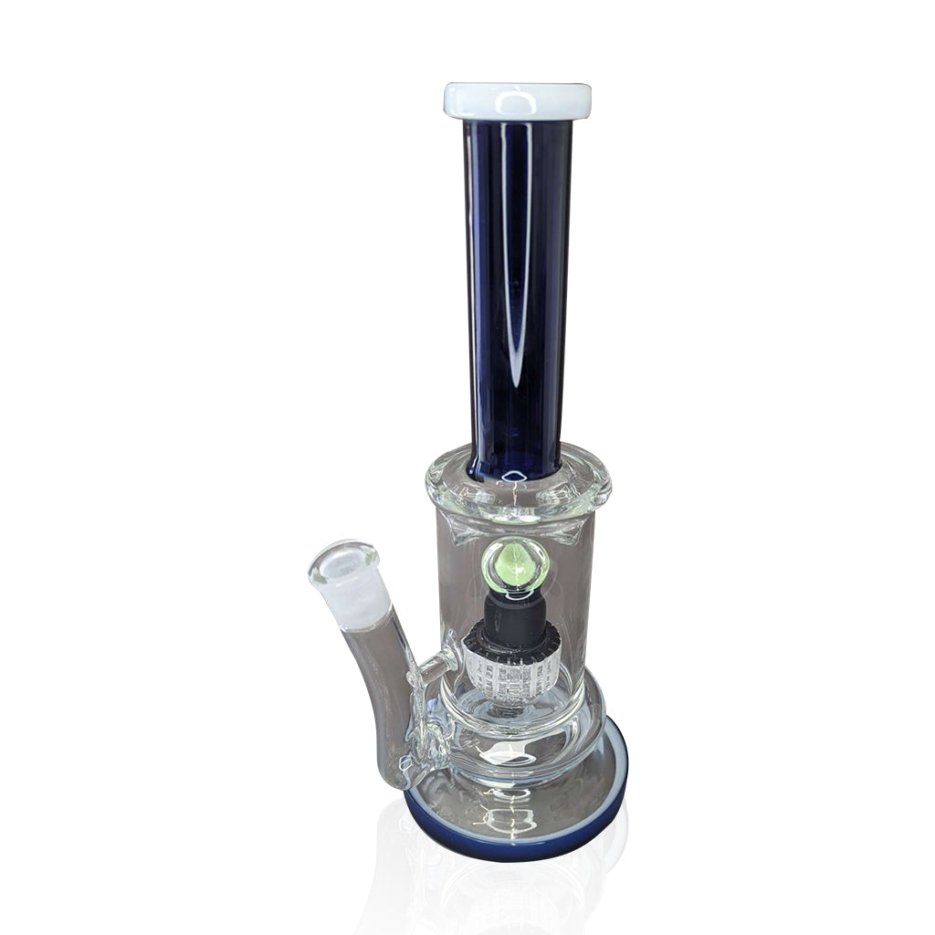 2-tone straight tube dab rig in BuzzDeal bundle – Online Smoke and Vape