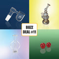 Honeybee Herb BuzzDeal bundle with sidecar banger, carb cap and terp pearls – Online Smoke and Vape