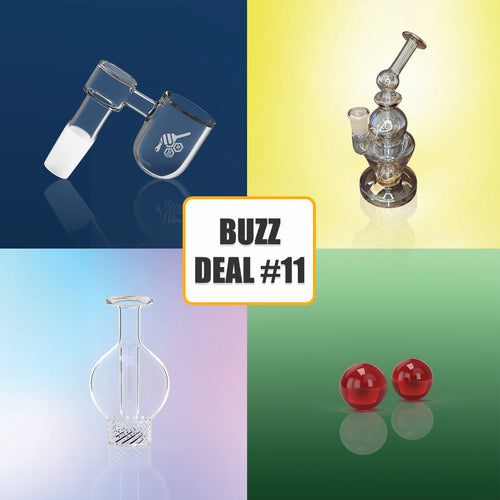 Honeybee Herb BuzzDeal bundle with sidecar banger, carb cap and terp pearls – Online Smoke and Vape