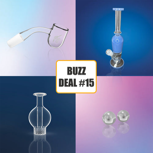 Honeybee Herb BuzzDeal bundle with banger, terp pearls and carb cap – Online Smoke and Vape