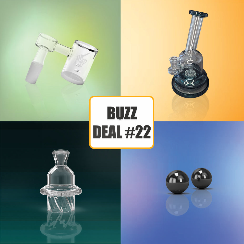 Honeybee Herb BuzzDeal bundle with sidecar banger, terp pearls and carb cap – Online Smoke and Vape