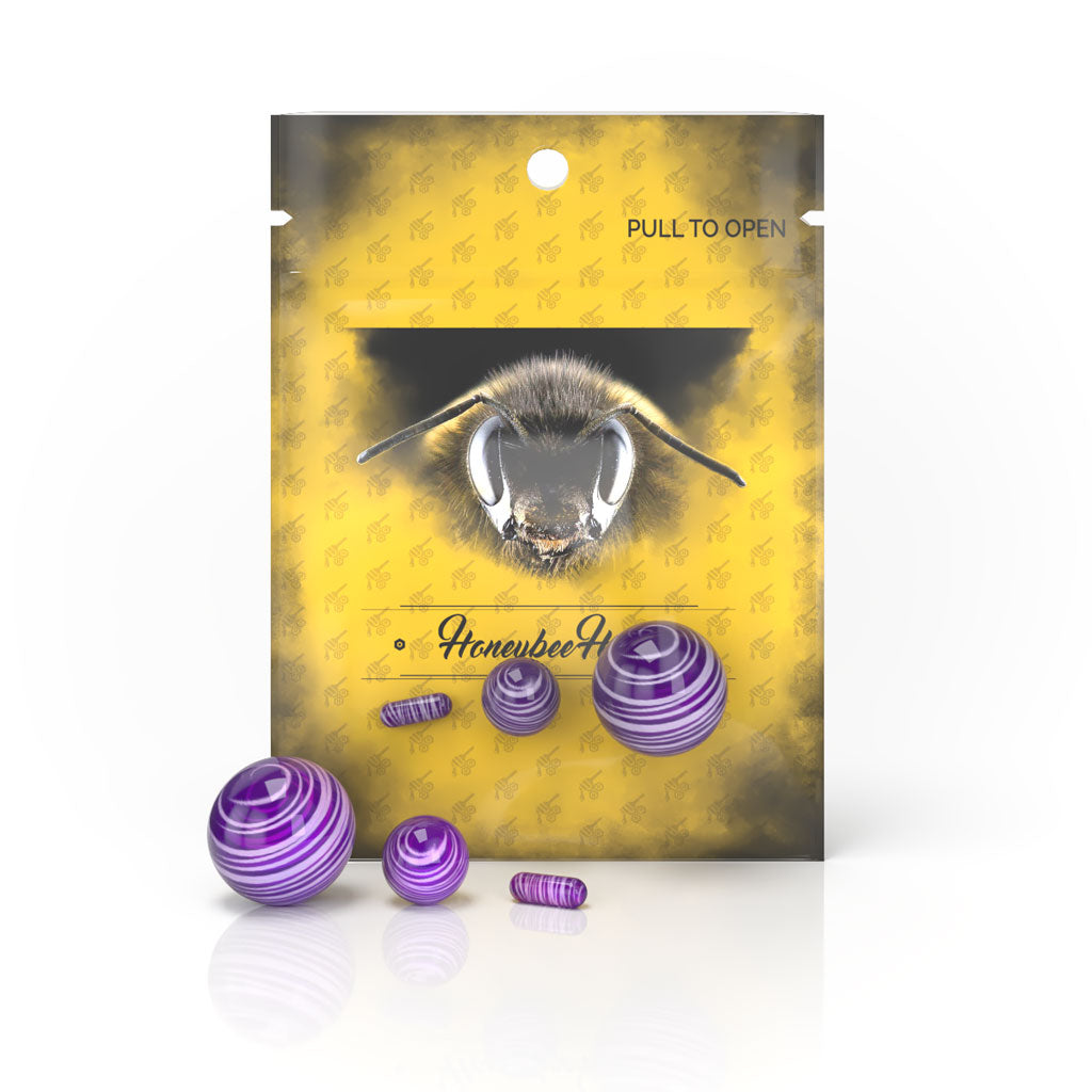 Purple dab marble set in BuzzDeal bundle – Online Smoke and Vape
