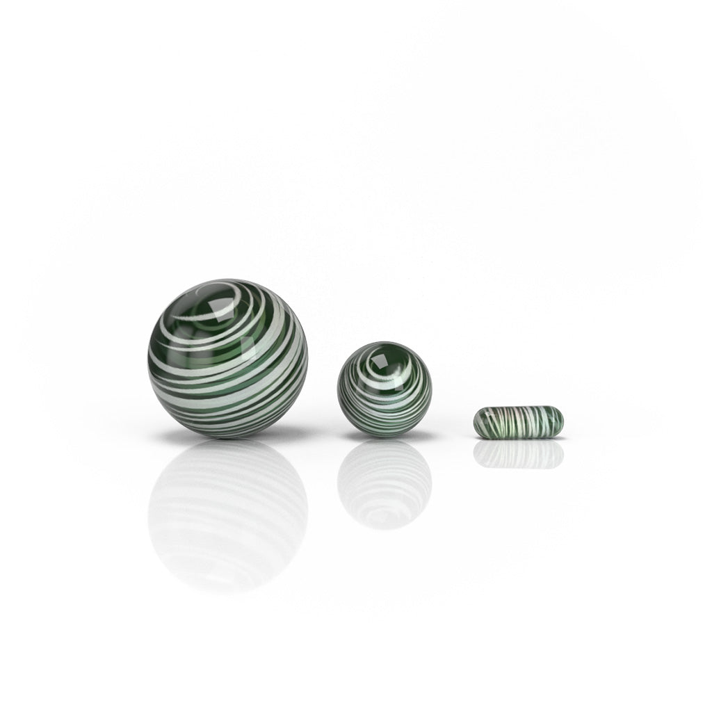 Green dab marble set in BuzzDeal bundle – Online Smoke and Vape