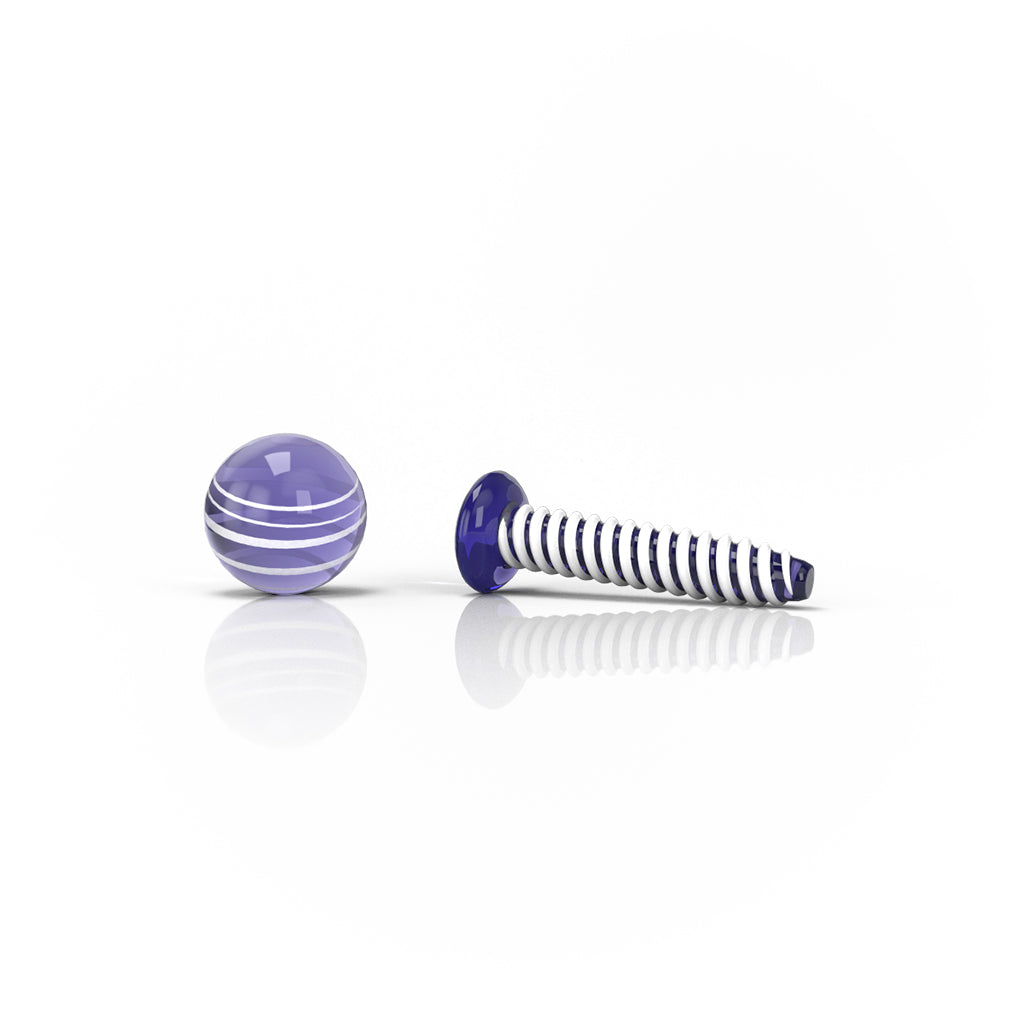Blue dab screw set in BuzzDeal bundle – Online Smoke and Vape