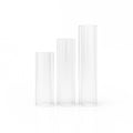 HOLLOW QUARTZ PILLARS (3PK)