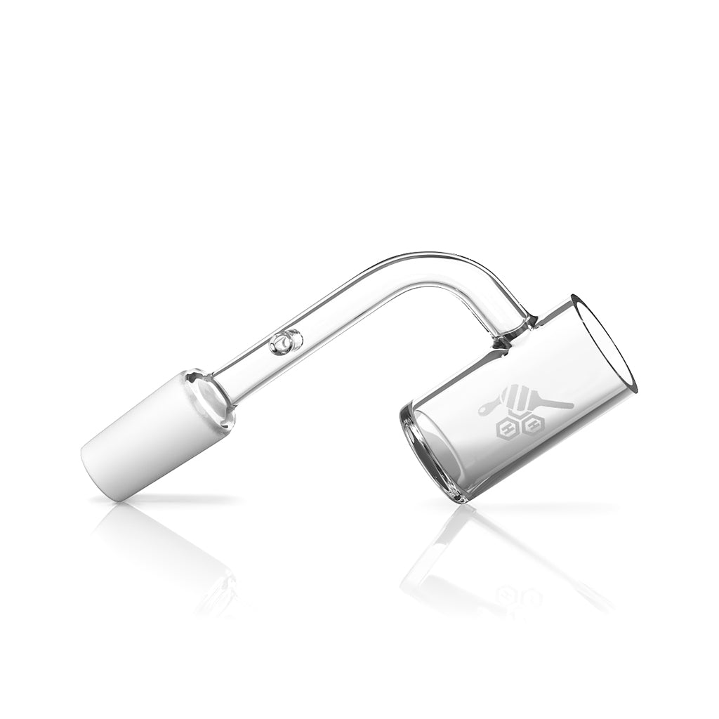 20mm Enail Banger 90° - Flat Top Quartz Bucket | Honeybee Herb