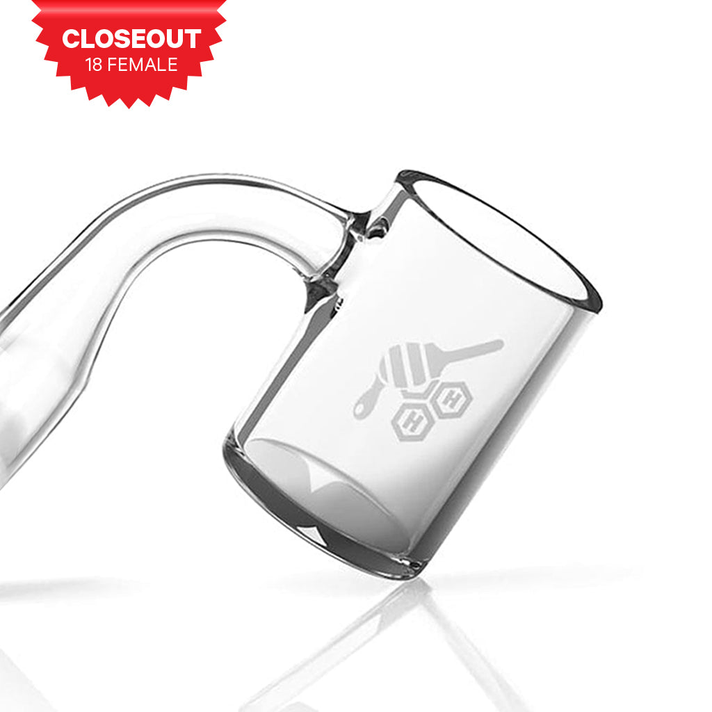 FLAT TOP ORIGINAL QUARTZ BANGER - 90° DEGREE | YL-CLOSEOUT