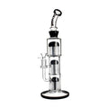 Hittn Triple Tree Perc Bent Neck Dab Rig