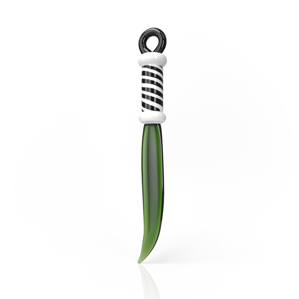 Green glass sword dab tool in BuzzDeal bundle – Online Smoke and Vape