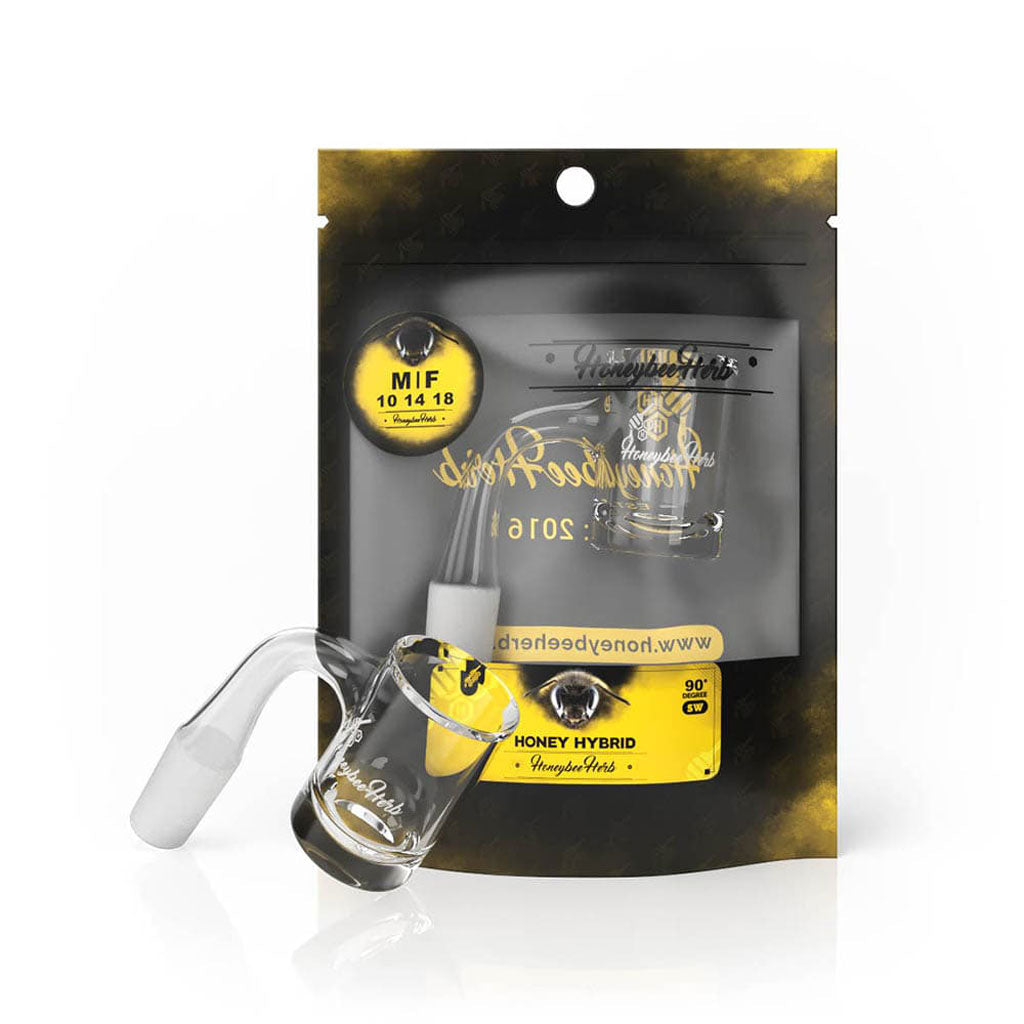 25mm Honey Hybrid Quartz Banger - 90° Full Weld | Honeybee Herb