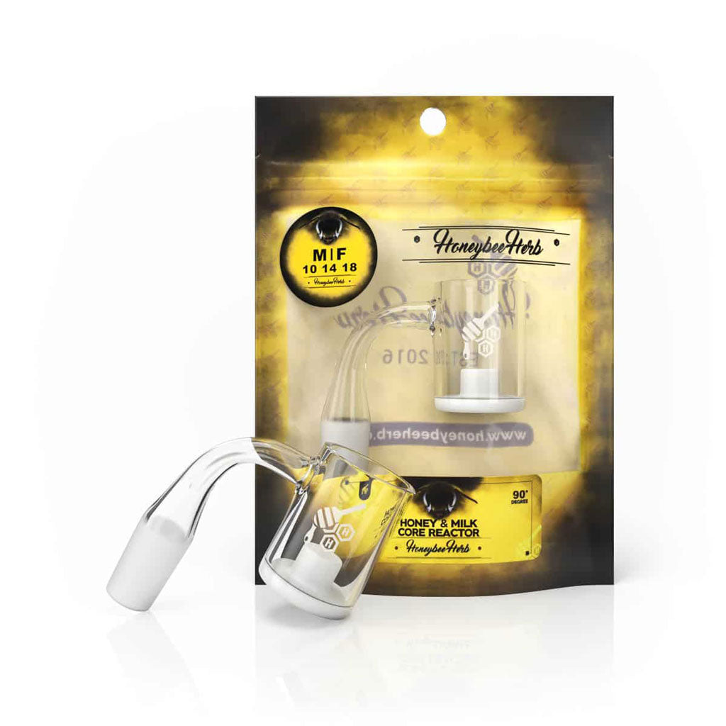 HONEY & MILK CORE REACTOR QUARTZ BANGER - 90° DEGREE | YL-CLOSEOUT