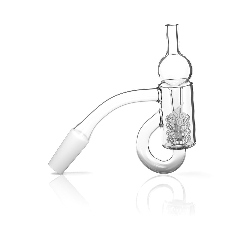 Honey Recycler Quartz Banger 45° + Insert & Cap | YL